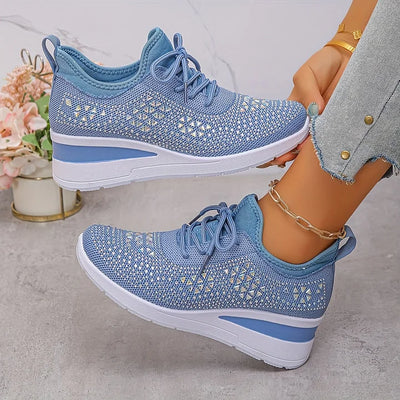 Giselle™  Stylowe sneakersy ortopedyczne z połyskującymi cyrkoniami