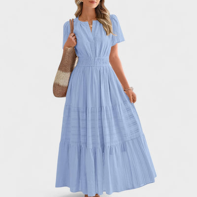 Maura™  Lato Krótki Rękaw Sukienka Maxi