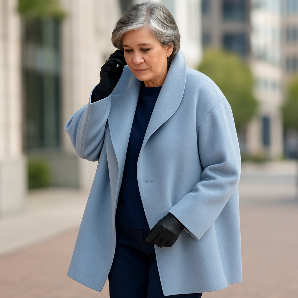HANNA | Elegancki Casualowy Płaszcz