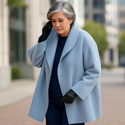 HANNA | Elegancki Casualowy Płaszcz