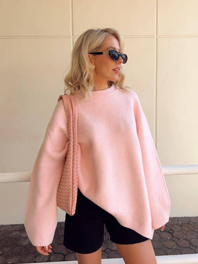 Sweatera™ Sweter z okrągłym dekoltem