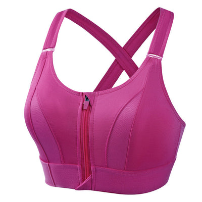 Daisy™ t Sportowy biustonosz z przodem na zamek