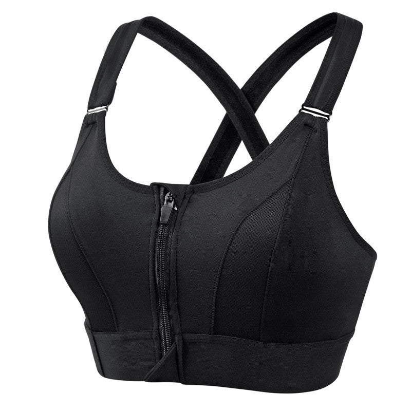 Daisy™ t Sportowy biustonosz z przodem na zamek