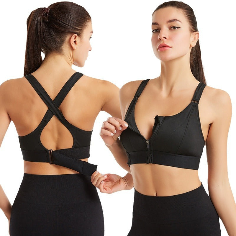 Daisy™ t Sportowy biustonosz z przodem na zamek