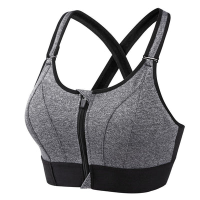 Daisy™ t Sportowy biustonosz z przodem na zamek