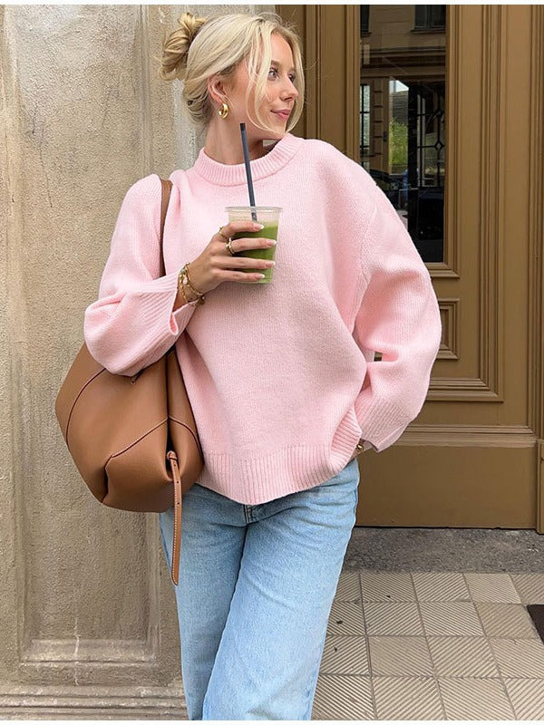 Sweatera™ Sweter z okrągłym dekoltem