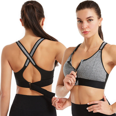 Daisy™ t Sportowy biustonosz z przodem na zamek