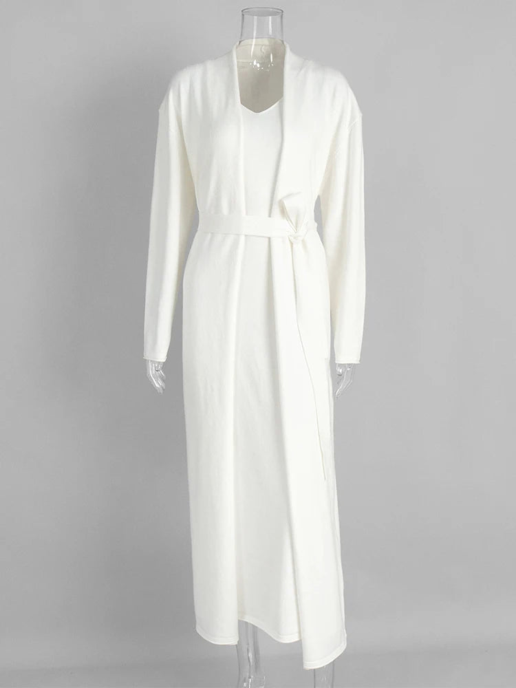 Delia™  Komplet sweter + sukienka