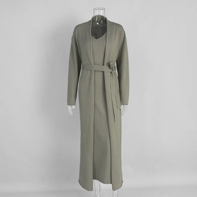 Delia™  Komplet sweter + sukienka
