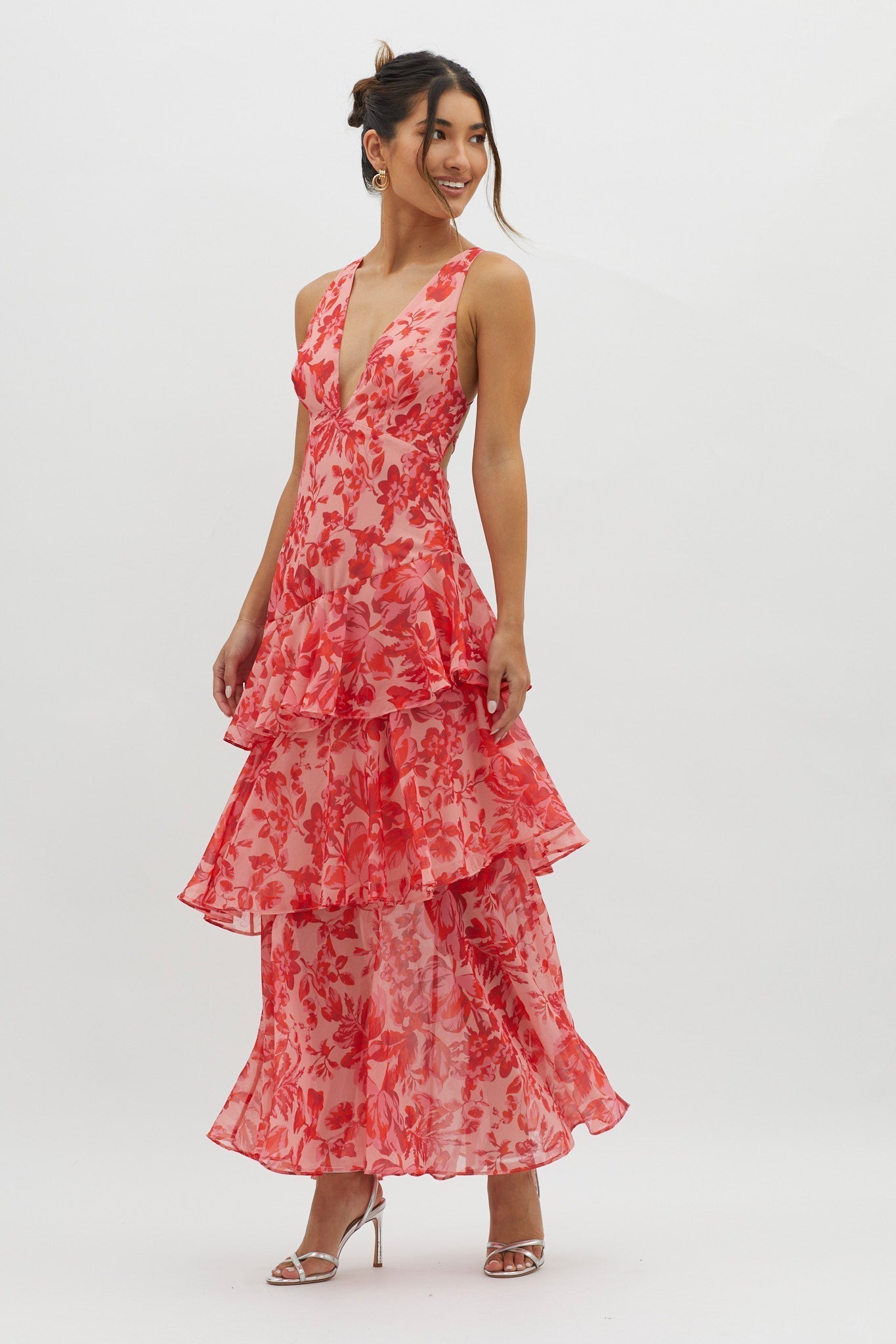 Faye™ Sukienka Bloom Shift Midi