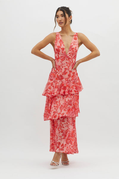 Faye™ Sukienka Bloom Shift Midi