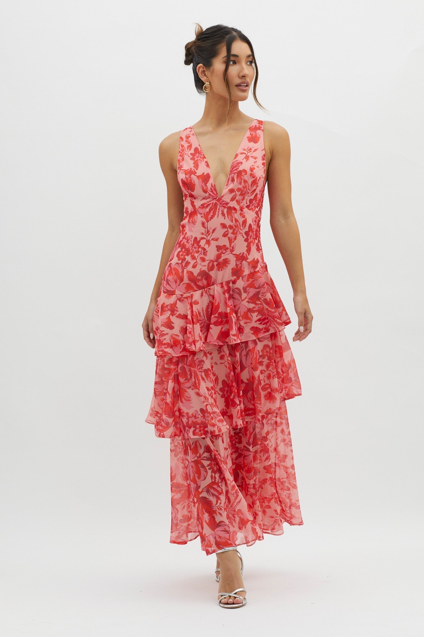 Faye™ Sukienka Bloom Shift Midi