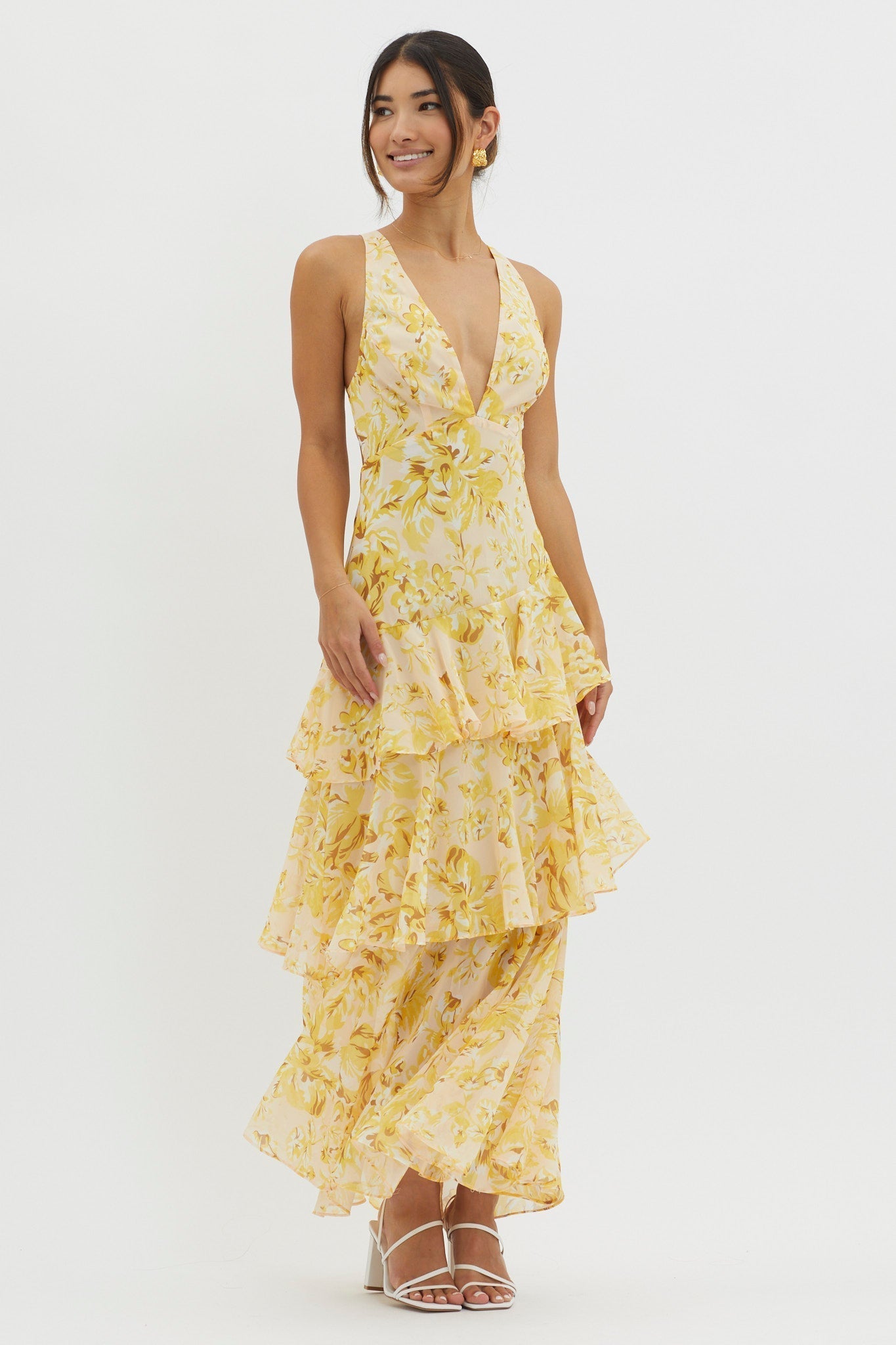 Faye™ Sukienka Bloom Shift Midi