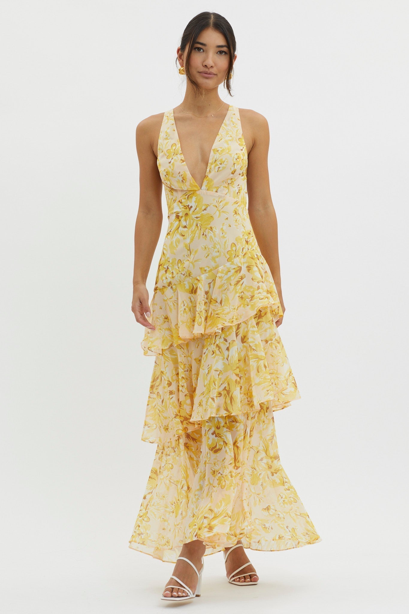 Faye™ Sukienka Bloom Shift Midi