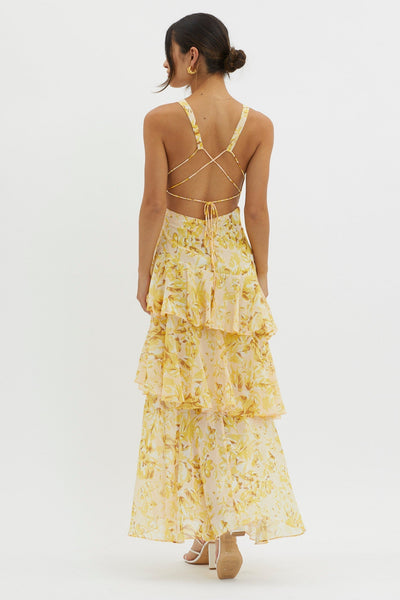 Faye™ Sukienka Bloom Shift Midi