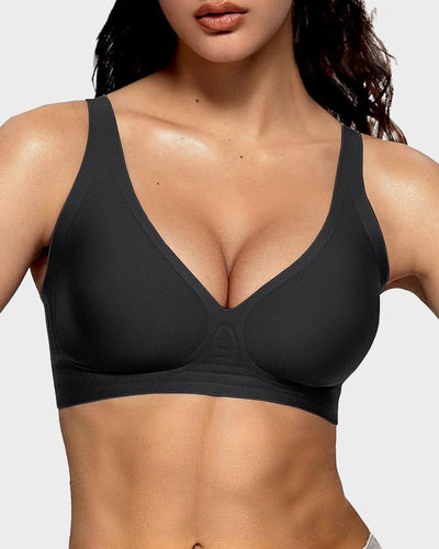 Lubenia ™ Bezszwowy biustonosz push-up z głębokim dekoltem