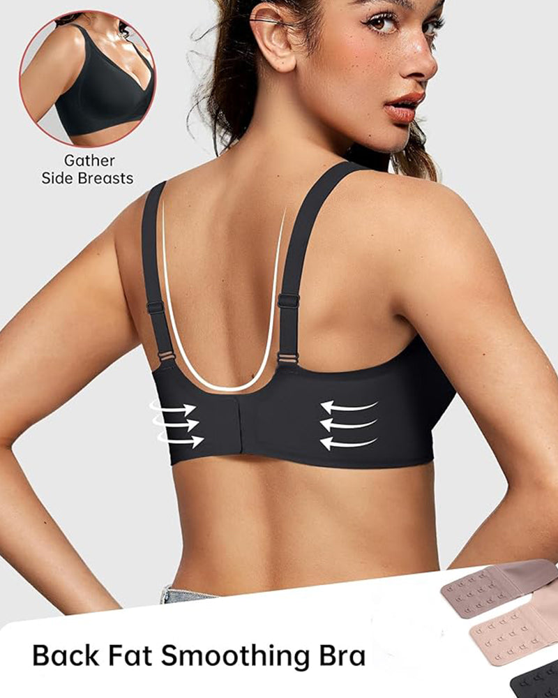 Lubenia ™ Bezszwowy biustonosz push-up z głębokim dekoltem