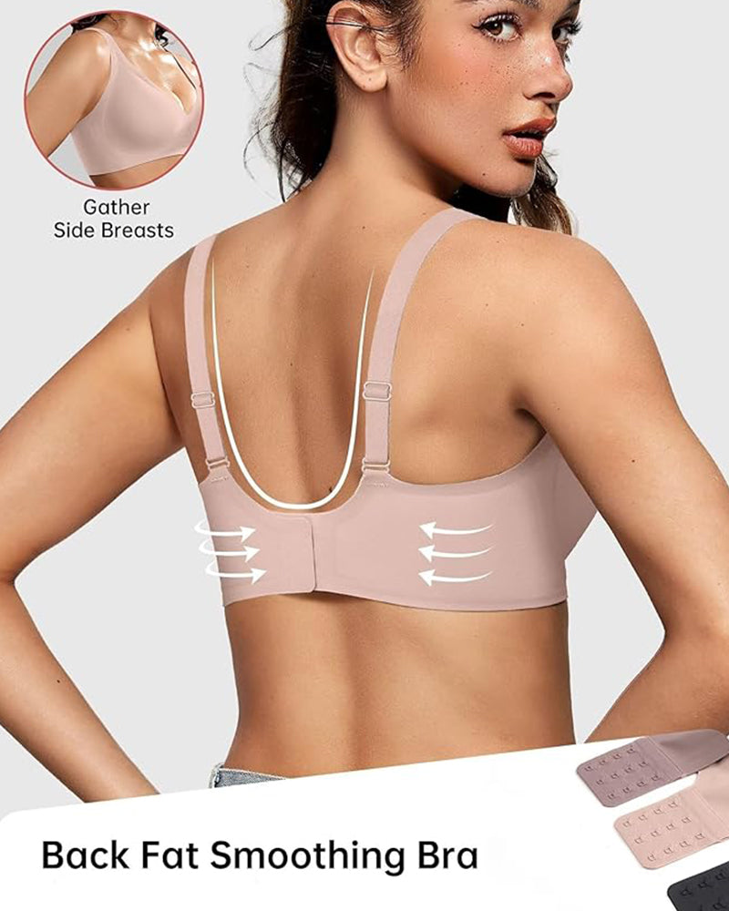 Lubenia ™ Bezszwowy biustonosz push-up z głębokim dekoltem