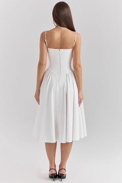 Celine ™  Ukienka midi z gorsetowym górą