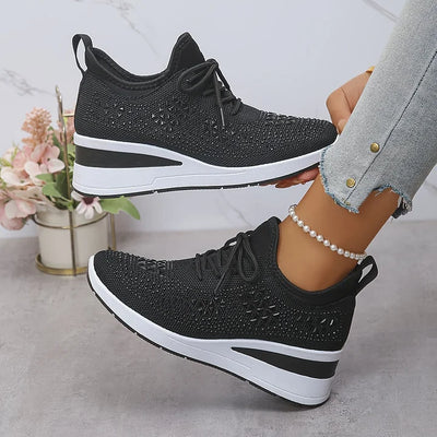 Giselle™  Stylowe sneakersy ortopedyczne z połyskującymi cyrkoniami