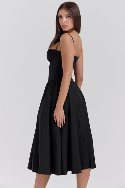 Celine ™  Ukienka midi z gorsetowym górą