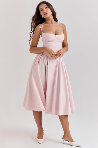 Celine ™  Ukienka midi z gorsetowym górą