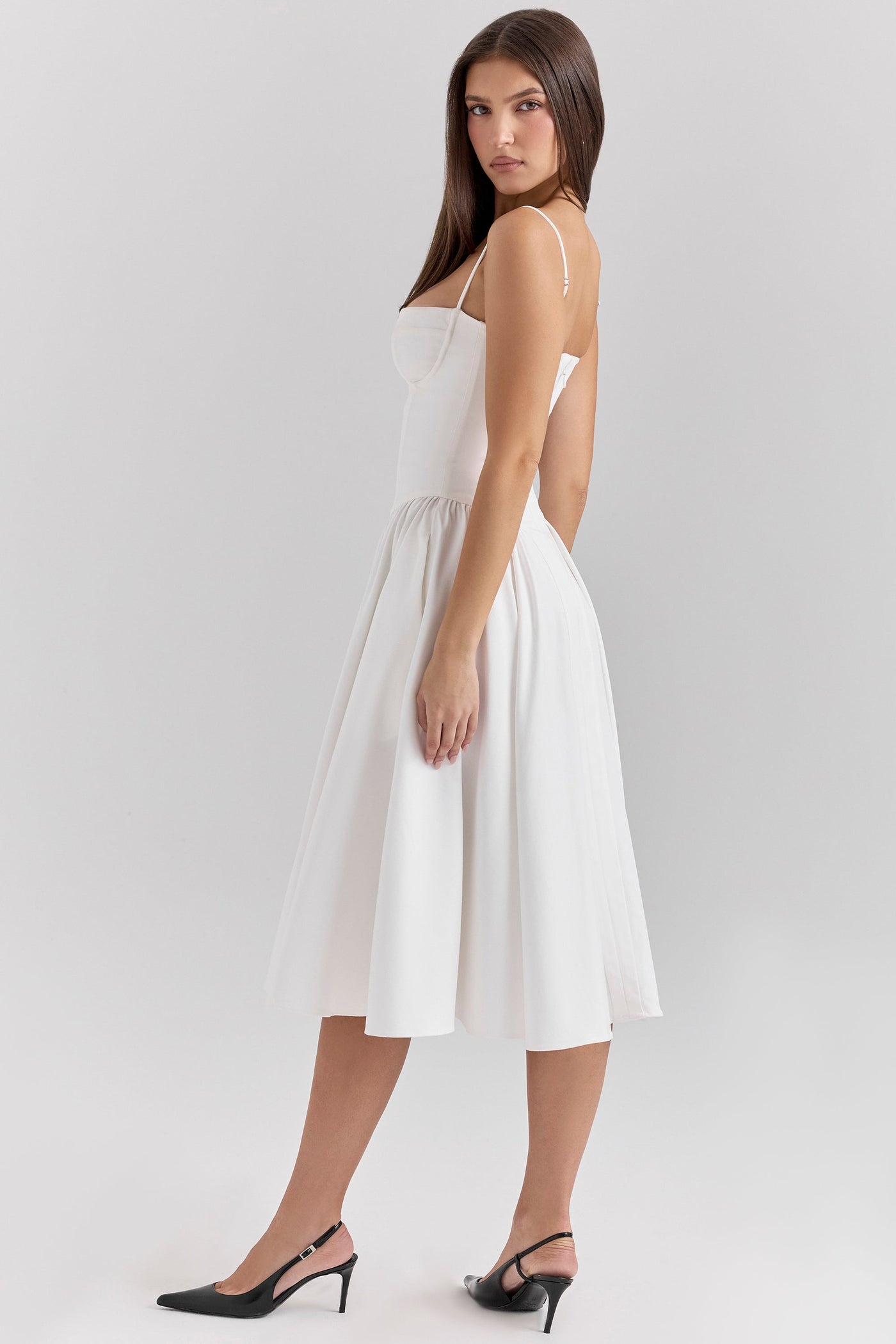 Celine ™  Ukienka midi z gorsetowym górą