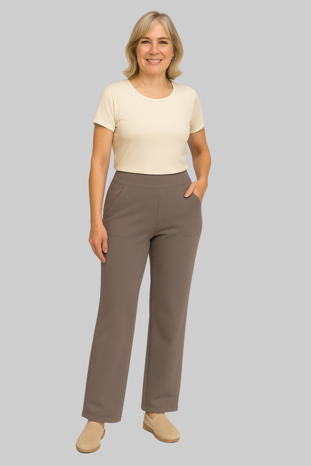 Brisa™ Oddychające spodnie casual w stylu athleisure o pełnej długości